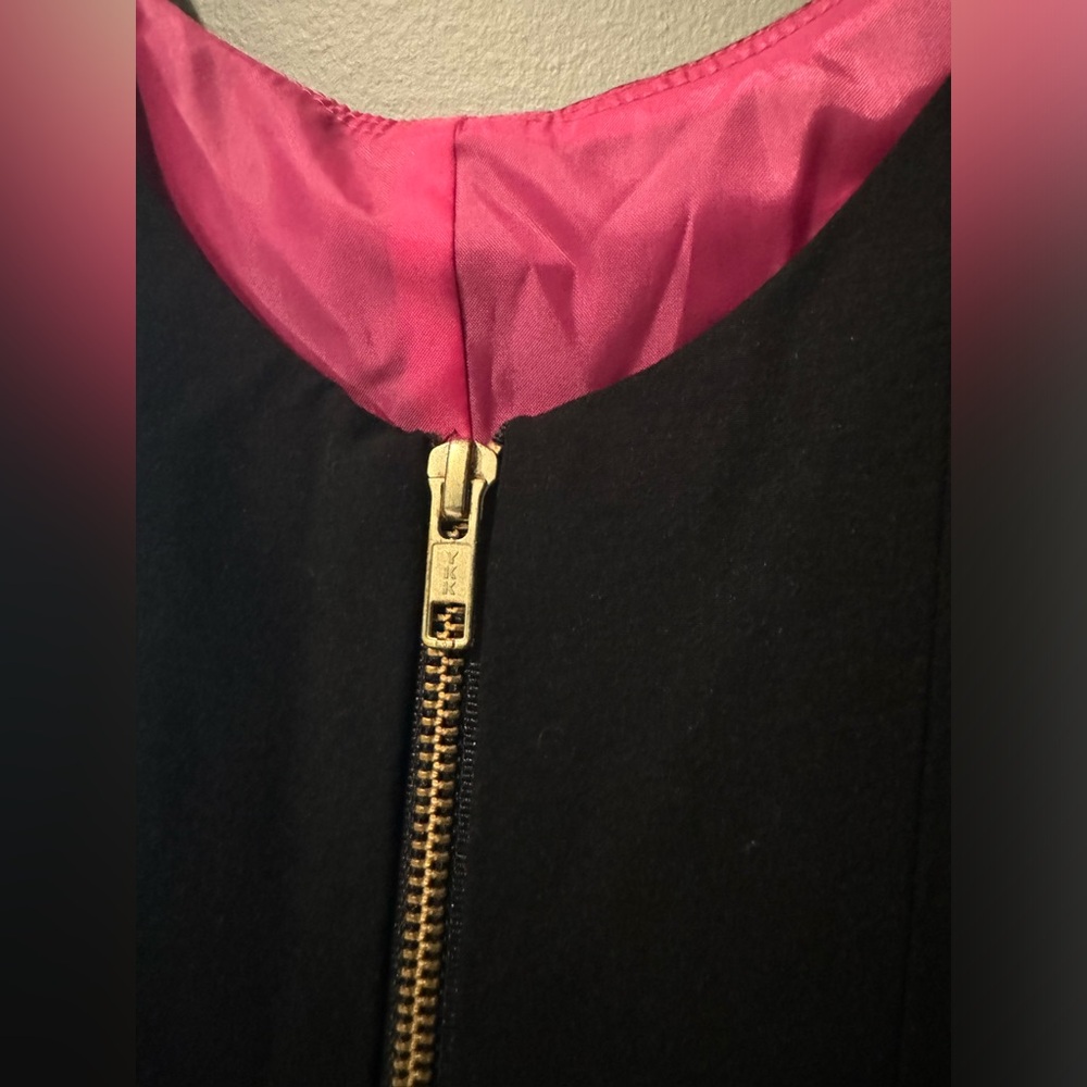 Betsy &Adam Black Taffeta Dress - Picture 6 of 10